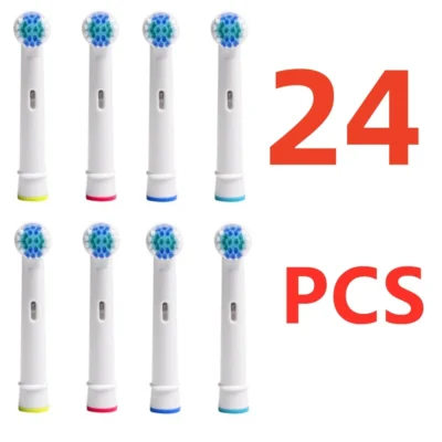 Cabeças de escova de substituição de escova de dentes elétrica recarga para cabeças de escova de dentes oral 8/12/16/20/24pcs cabeça de escova de dentes