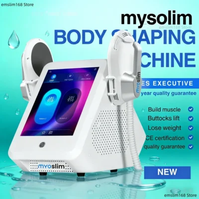 Myoslim ems máquina de escultura corporal, 6500w, 200hz, estimulação muscular gorda, eletromagnética, emagrecimento, nádegas, salão de perda de peso