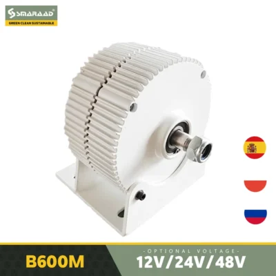 Gerador de 300w, 400w, 500w e 600w, 12v, 24v e 48v, 3 fases, ímã permanente, alternadores ac para motor eólico, turbina de água, diesel