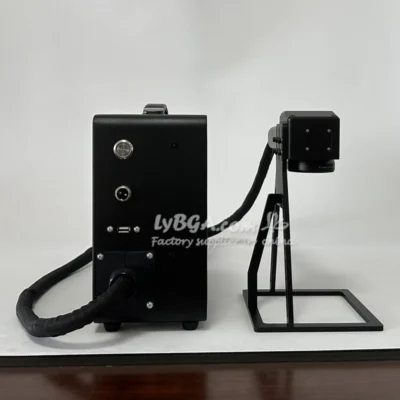 Versão sem fio da bateria máquina da marcação do laser da fibra 20w 30 50 máquina de gravura de aço para desenhos animados do metal plástico do pvc