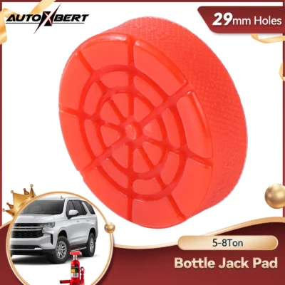 Almofada universal de polietileno para garrafa, adaptador antiderrapante, bloco de suporte, ferramenta de elevação de carro para 5 - 8t, reparo de ponto de elevação de garrafa 29mm