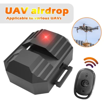 Sistema universal de lançamento de airdrop para drone, controle remoto 2.4, entrega de carga útil geral, dispositivo conta-gotas de ar, acessórios para drones