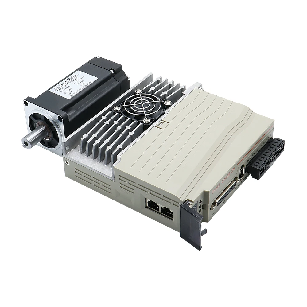 80 flange ac servo motor 220v 750w 1000w 2.4nm/3.8nm + driver T3D-L20A-RABN com cabo de 3m para máquina cnc - Image 4