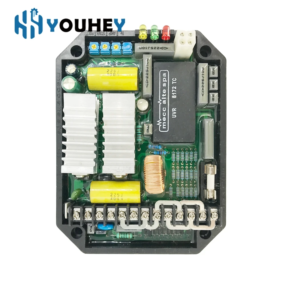 UVR6 AVR Mecc Alte Spa Regulador de tensão automático China Powerly Gerador Estabilizador Alternador Único ajustador trifásico
