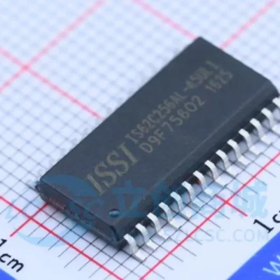 Armazenamento RAM original SOP-28, IS62C256, IS62C256AL-45ULI, novo, 8pcs