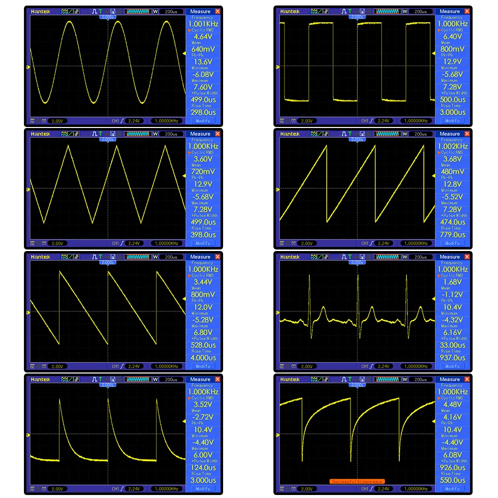 Gerador de sinal DDS FG-200 0,01 Hz-500 kHz Módulo de fonte de sinal de frequência Onda senoidal + onda quadrada + onda de dente de serra + onda triangular - Image 6