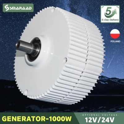 Gerador de turbina eólica pmg 1000w, 12v, 24v, 48v, 750 rpm, ac dc, dínamo magnético, turbina de água, hidro alternador, energia livre