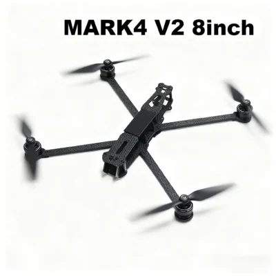 F4V3S/F4V3S PLUS MARK4 V2 8 polegadas Controle de vôo 45/60A 4INI ESC rack drone FPV fibra de carbono PV Racing Drone Quadcopter Freestyle