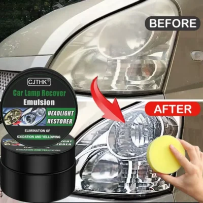 Kits de polimento para restauração de farol de carro, removedor de arranhões, pasta de limpeza para reparo, remoção de oxidação, líquido polonês