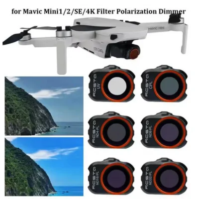 Filtro de drone para dji mini 2/mini 2 se uv cpl nd4 nd8 nd16 nd32 nd/pl conjunto de filtro de lente de câmera para mini se/mini 4k acessórios