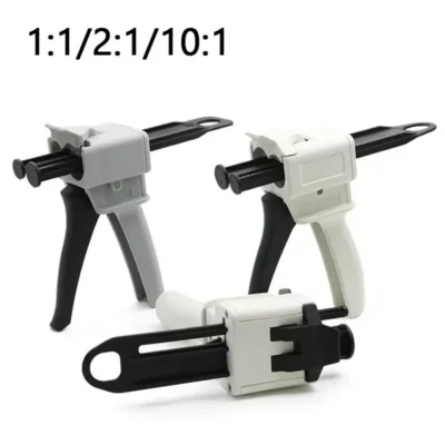 Dispensador Manual de Resina Epóxi de Dois Componentes com Proporções 1:1, 2:1 e 10:1, 50ml - Oferta Imperdível Cola Epóxi AB para Pistola de Colagem
