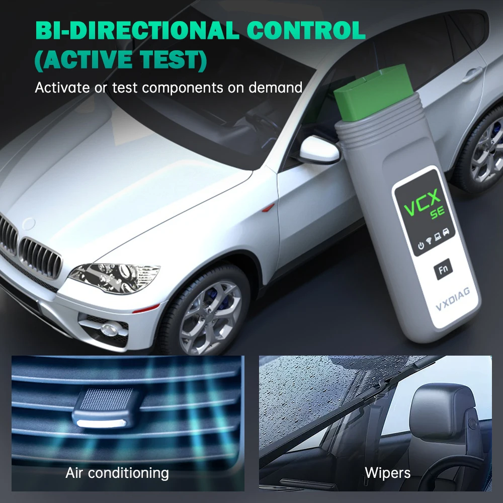 Vxdiag vcx se pro 3 em 1 vx308 carro obd2 scanner ferramenta de diagnóstico para vw gm toyota honda jlr ford mazda volvo programação codificação - Image 8
