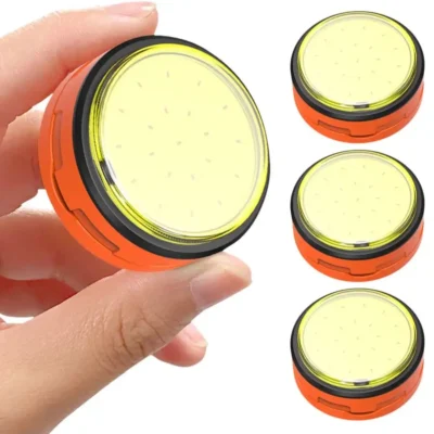 Mini COB LED Work Light, lanterna, luzes de emergência, Camping Light, lanterna à prova d'água Tent, Magnet Power Bank, 1-4 pcs