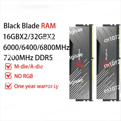 Kingbank DDR5 16GB 32GB RAM 6000MHz 6400MHz 6800MHz 7200MHz XMP PC Desktop Computador Memoria ram