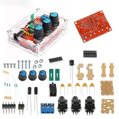 Xr2206 gerador de sinal de alta precisão, kit diy, triângulo senoidal, ondas quadradas, 1hz, 1mhz, faixa de frequência, frequência ajustável