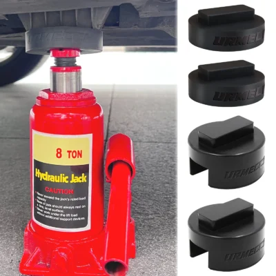 4 pçs almofada de borracha jack para bmw e mini carro jack pucks bloco se encaixa garrafa hidráulica jack piso jack tesoura jack elevador jack suporte