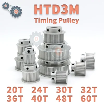 Polia dentada htd 3m, 20t 30t 40t 60t 3m, polia 20 dentes 30 dentes 40 dentes 60 dentes, largura da correia síncrona 10/15mm, polia da correia htd3m