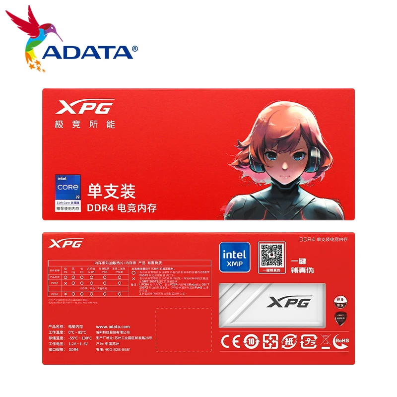 ADATA-RAM de memória única com dissipador de calor, XPG SPECTRIX, D35G, DDR4, RGB, 3200, 3600, 8GB, 16GB, U-DIMM, Desktop, CL 16-20-20 - Image 5