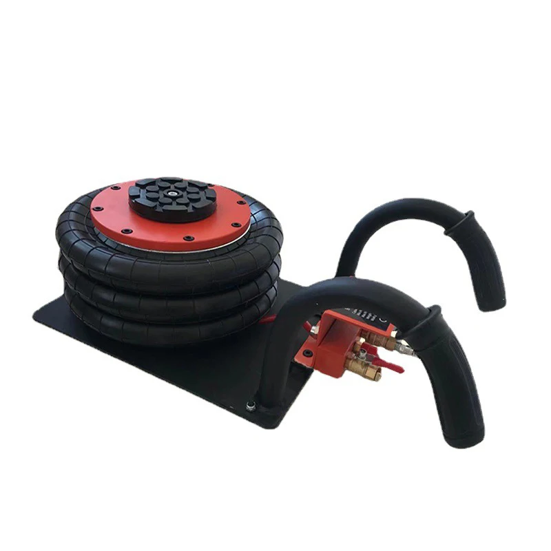 Jack de ar para reparo de carro, levantamento rápido, resistente, haste dobrável, com duas rodas, cric pneumático de 3 toneladas - Image 2
