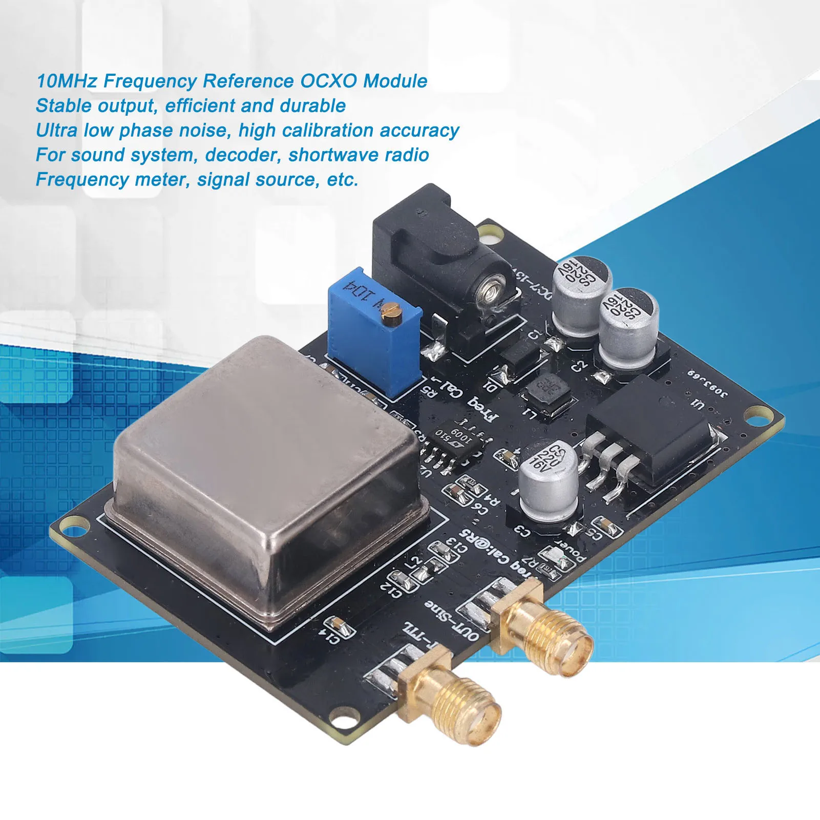 Módulo padrão de frequência 10MHz OCXO 10MHz Módulo de referência padrão de frequência Oscilador Placa de temperatura constante - Image 4