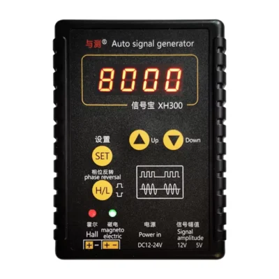 Xh300 gerador de sinal automático carro abs ckp hall sinal sensor de velocidade do veículo simulador de sinal 1hz-8khz saída novo gerador de sinal