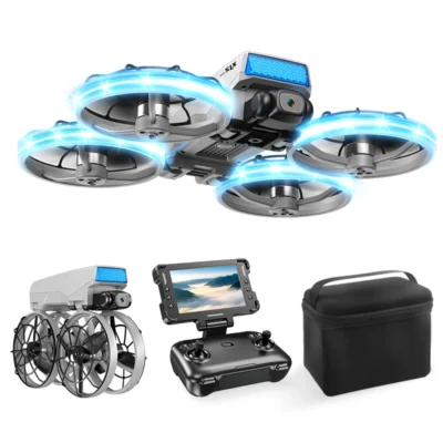 AXNEN XJ2 Mini Drone com Câmera, Quadricóptero RC Dobrável Brushless, Brinquedo de Controle Remoto para Crianças, Adolescentes e Iniciantes, Presente Perfeito