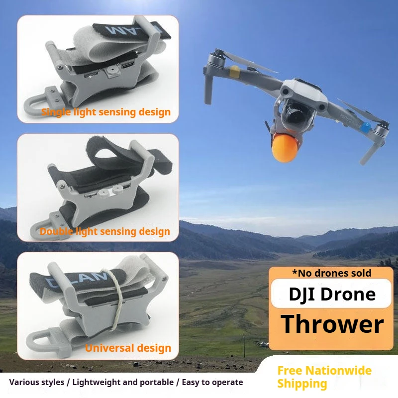 Sistema universal de queda de ar para drones, compatível com DJI Air3/2S/Mini4/Mavic 3 Pro, para quedas de pagamento. - Image 3