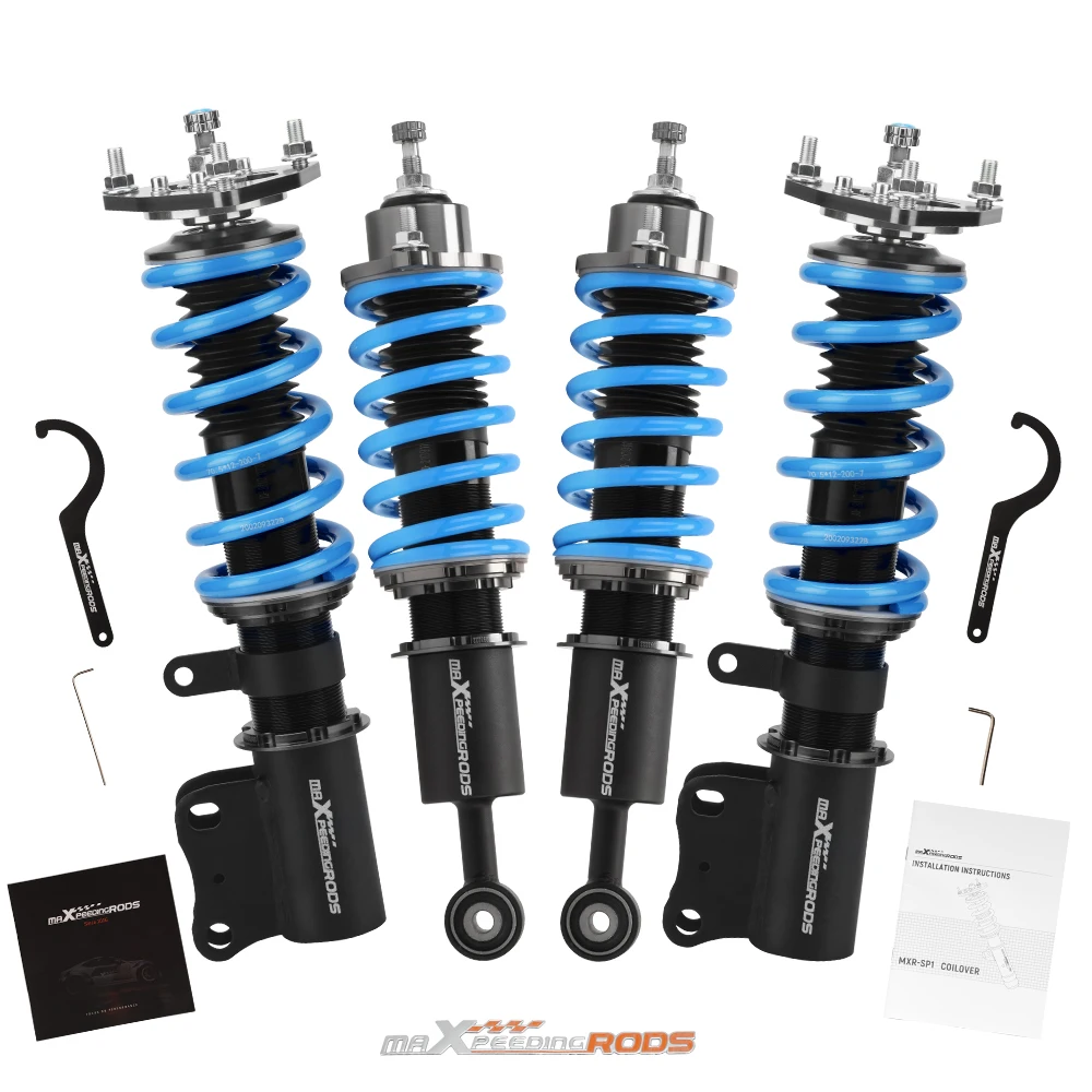 Ajustável amortecimento Coilovers suspensão, mola de bobina, amortecedores reduzindo Kit para Mitsubishi Lancer 08-16, 24 nível