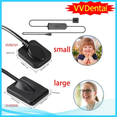 Sensor dental de 2 anos de garantia, radiovisiógrafo de raios X, sensor digital intraoral, sistema digital, imagem HD, ferramentas de odontologia de raios X