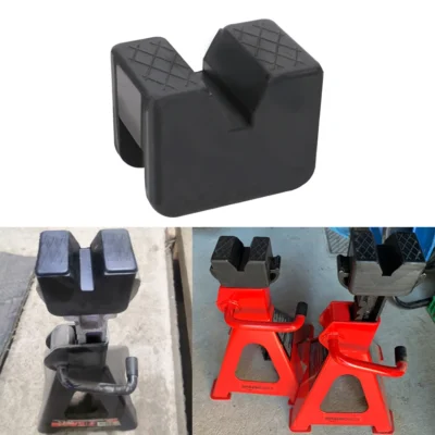 Ferramentas de reparo de carro com fenda jack pad borracha elevador de carro jack suporte quadro adaptador ferroviário
