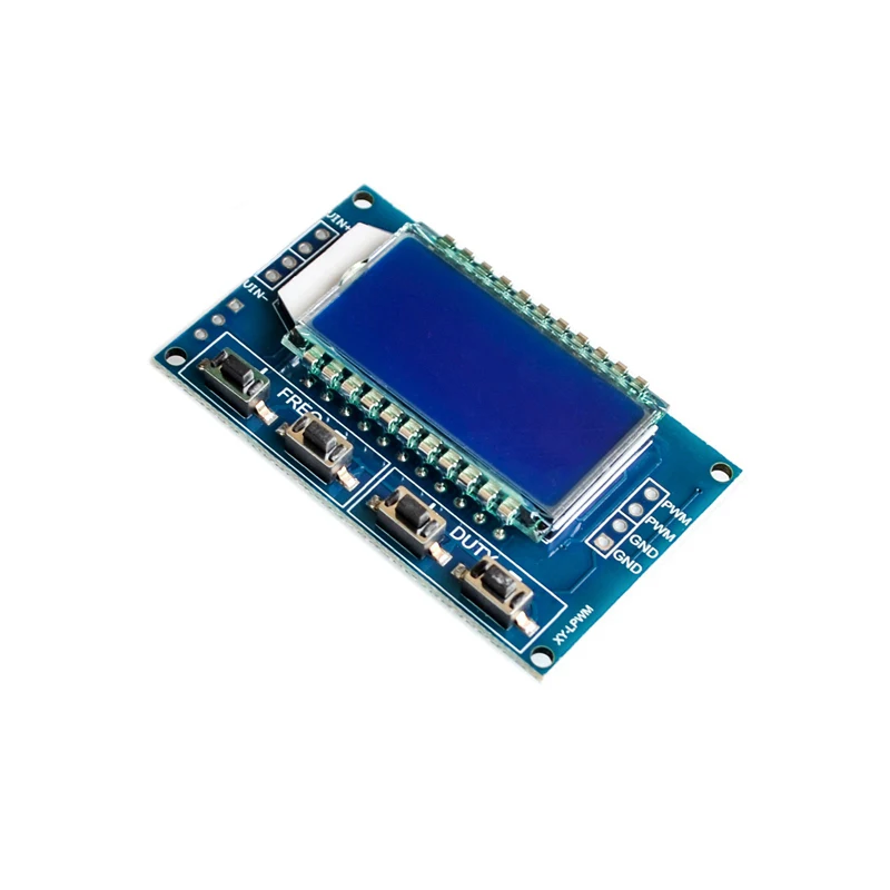 5 peças gerador de sinal javino pwm ciclo de trabalho de frequência de pulso módulo ajustável display lcd 1hz-150khz 3.3v-30v módulo de placa pwm - Image 5
