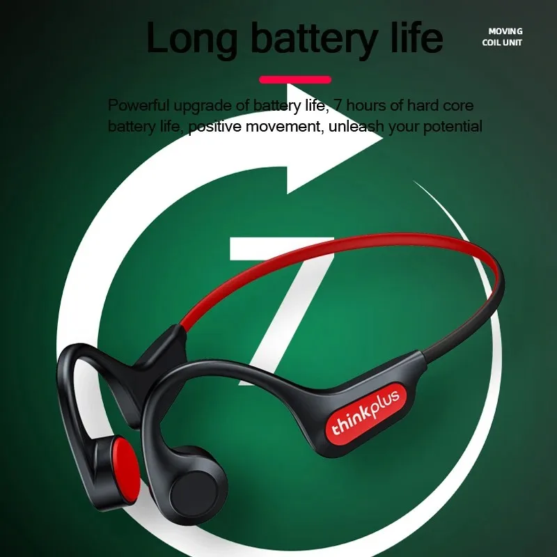 Escolha lenovo x3 pro tws bluetooth v5.3 sem fio condução óssea fone de ouvido ip56 à prova dip56 água música esportes fone para correr - Image 6