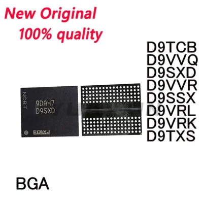Vídeo Memória Partículas Chip, Novo, Original, Em estoque, D9TCB, D9VVQ, D9SXD, D9VVR, D9SSX, D9VRL, D9VRK, D9TXS, BGA, DDR5, 1 Pc