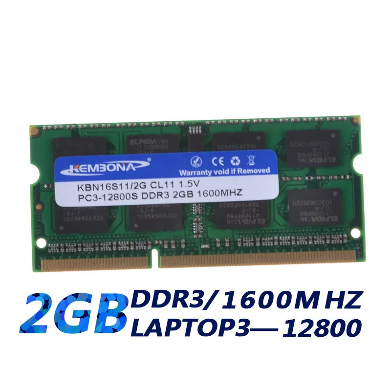 Kembona 1.5v 1.35v laptop ddr3 1g 2g 4g 8g 4gb 8gb ram pc3 pc3l 8500 1066mhz 10600 1333mhz 12800 1600mhz memória sodimm - Image 2