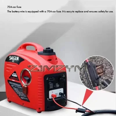 Gerador de Combustível para Estacionamento 12V 24V 68V Portátil 220V Gerador de Combustível Instalado Gratuitamente, Gerador de Estacionamento 2000W
