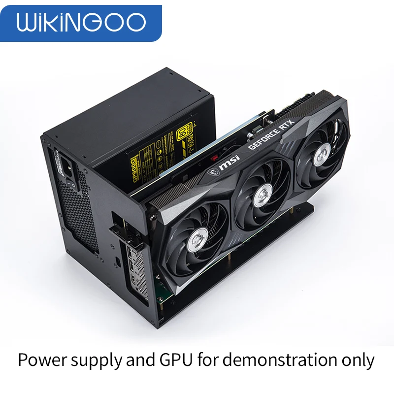 Egpu Thunderbolt 3/4 para pcie Suporte externo de placa gráfica por 7900XT/rtx4090 ATX fonte de alimentação pode ser instalado