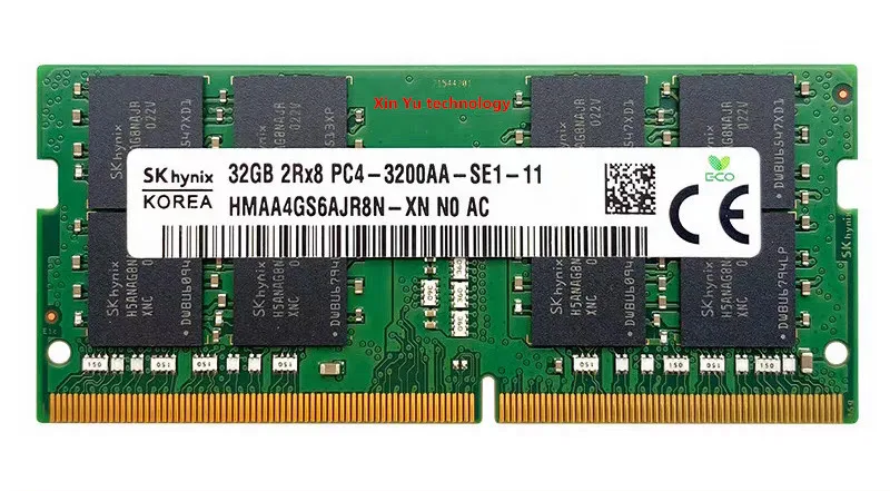 SK Hynix DDR4 32GB 2Rx8 3200AA PC4 3200MHz Original SO-DIMM RAM Notebook memória para laptop 32G - Image 2