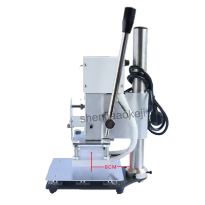 Máquina de impressora de prensa térmica de logotipo, máquina de bronzeamento manual, máquina de estampagem a quente para cartão de pvc, couro, papel, gravação em relevo, 110v/220v