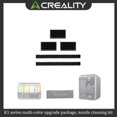 Creality conjunto de limpador de bico oficial, 5 peças para kit de acessórios de atualização da série k1 cfs-substituição original para impressão 3d da série k1 k1