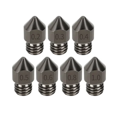 1.75mm mk8 impressora 3d bocal de aço endurecido extrusor cabeça impressão para anet a8 a8 + ender 3 3s pro v2 cr10 peças impressora 3d