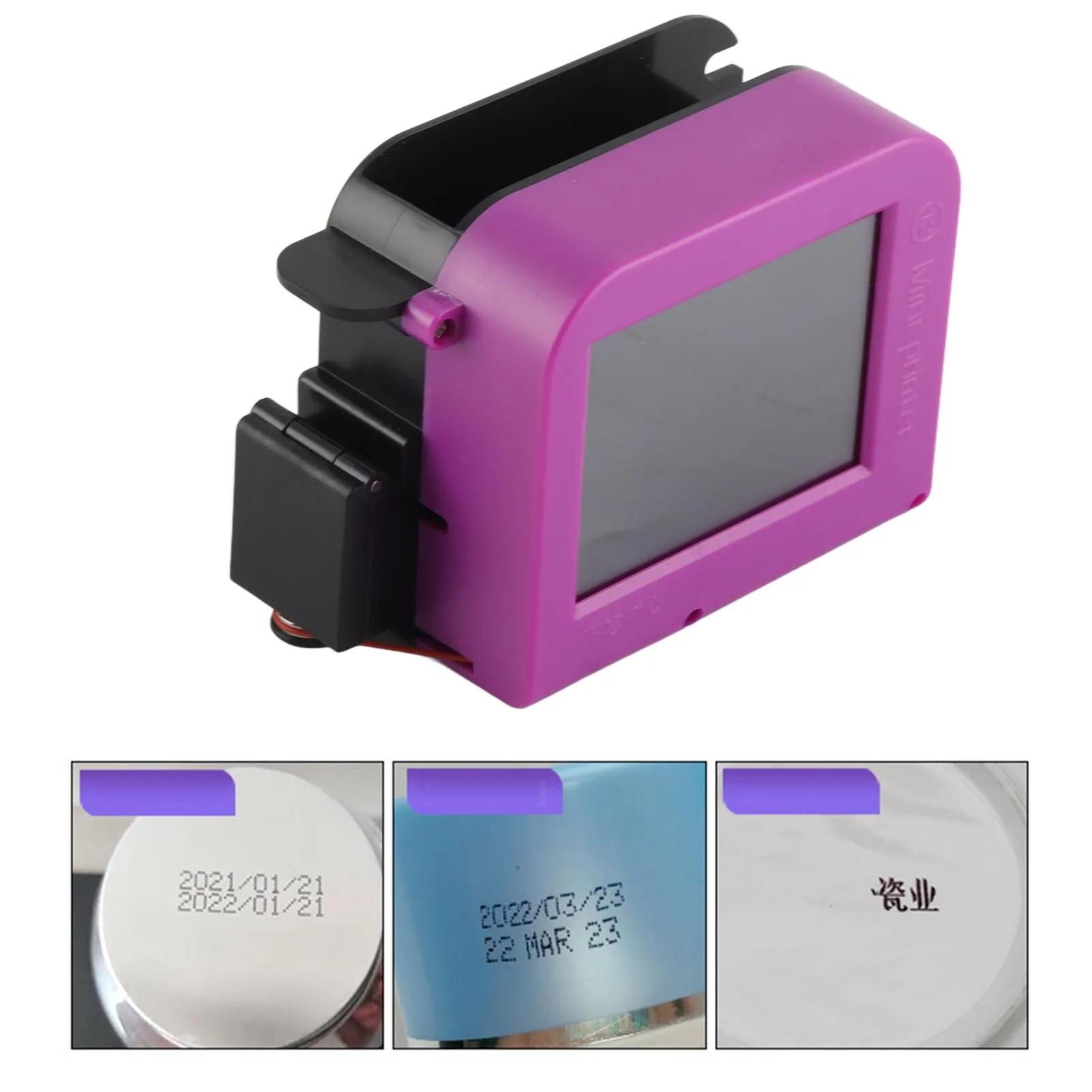 Impressora jato de tinta portátil destacável mini máquina de codificação jato de tinta inteligente para data de produção código qr - Image 3