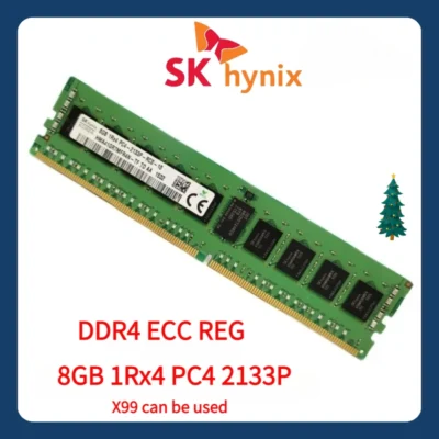 SK hynix 8GB 1Rx4 2133P DDR4 2133MHz ECC REG RDIMM RAM Memória de servidor X99 pode ser usada