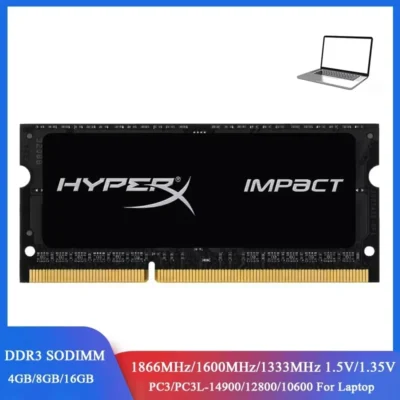 Memória ram ddr3l ddr3 4gb 8gb 16gb 1600 1333 1866mhz memória sodimm PC3-12800 14900 10600 laptop 1.35v 1.5v 204 pinos ram notebook