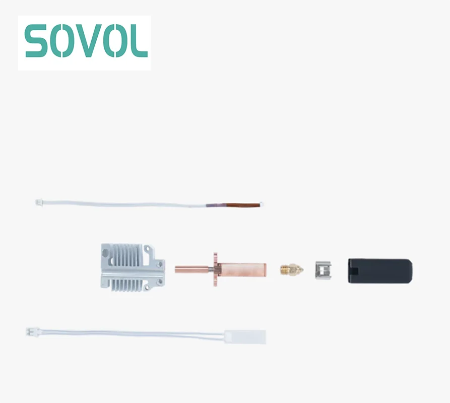 Kit Hotend Extruder Sovol Zero, inclui aquecimento rápido e bicos de latão, etc.