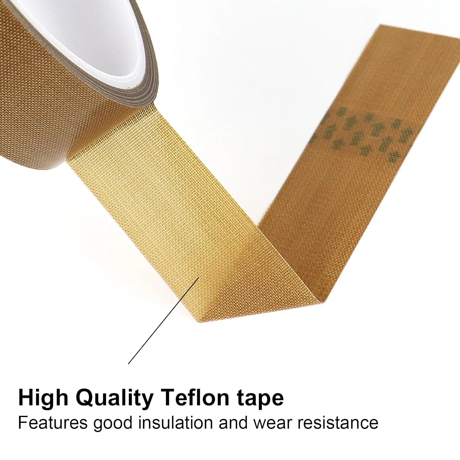 Fita de pano de vidro PTFE, fita de alta temperatura para máquina seladora a vácuo, seladores de impulso manual, isolamento revestido de PTFE - Image 2