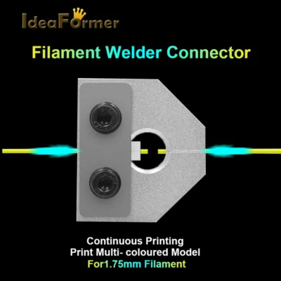 Acessórios para impressora 3d, conector de soldador de filamento de 1.75mm, ferramenta de marceneiro, emenda de filamento, soldagem de filamento para todos os tipos pla/abs/petg