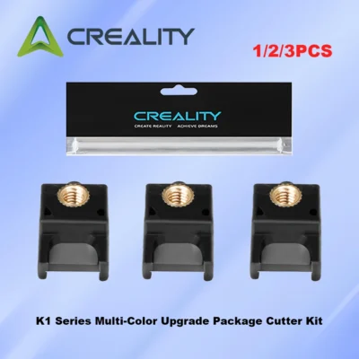 Creality 1/2/3 peças cortador de filamento cfs kit de atualização original corte rápido para série k1 kit de atualização de impressão multicolorida cortador