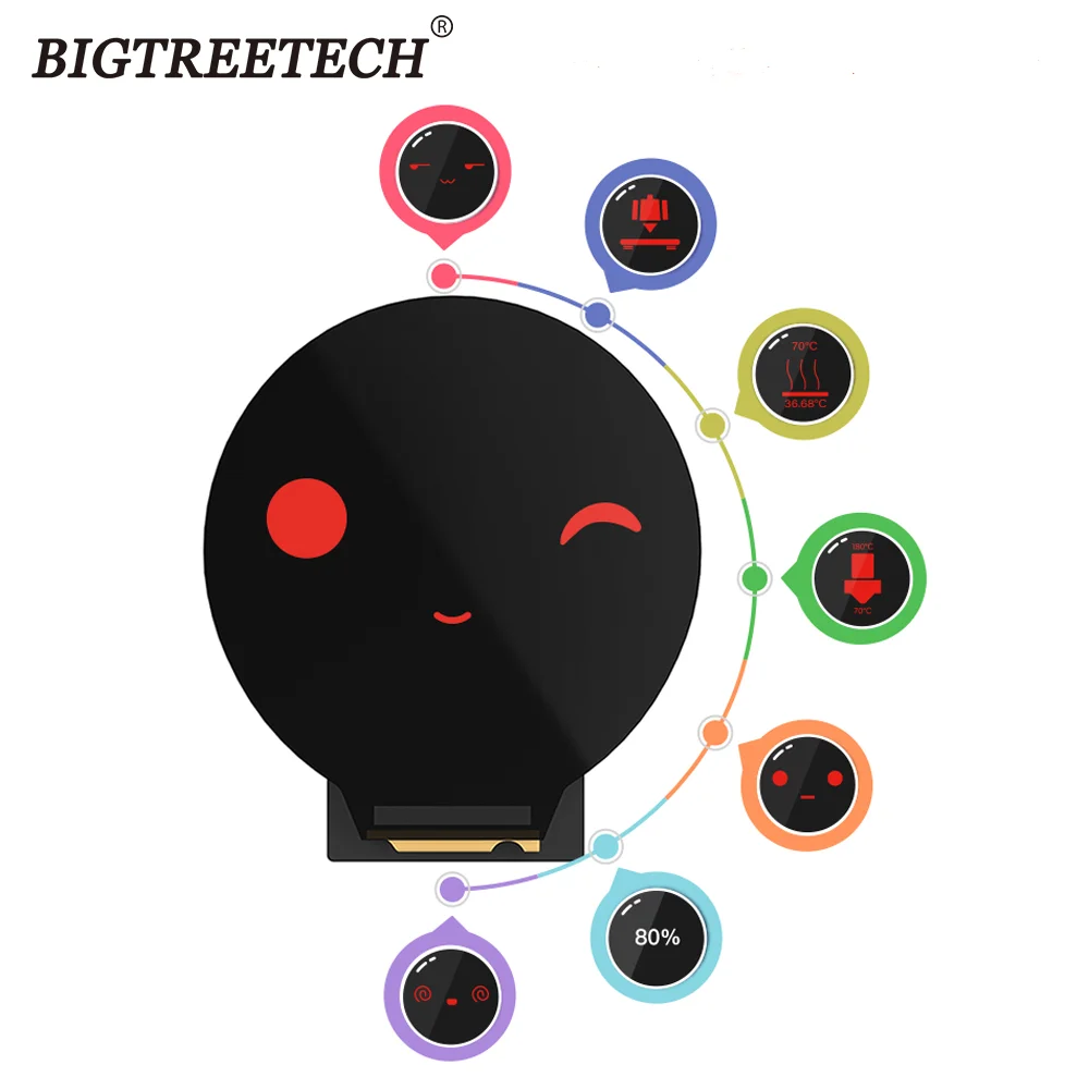 Bigtreetech knomi tela de exibição atualização de código aberto para klipper voron v2.4 ebb sb2209 pode voron stealthburner não para a1/p1/x1