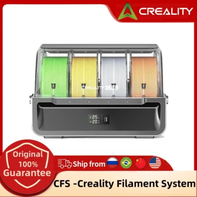 Sistema de filamento Creality CFS Multicolor Impressora 3D Filamento Identificação automática de filamento para impressora 3D K2 Plus Creality Hi