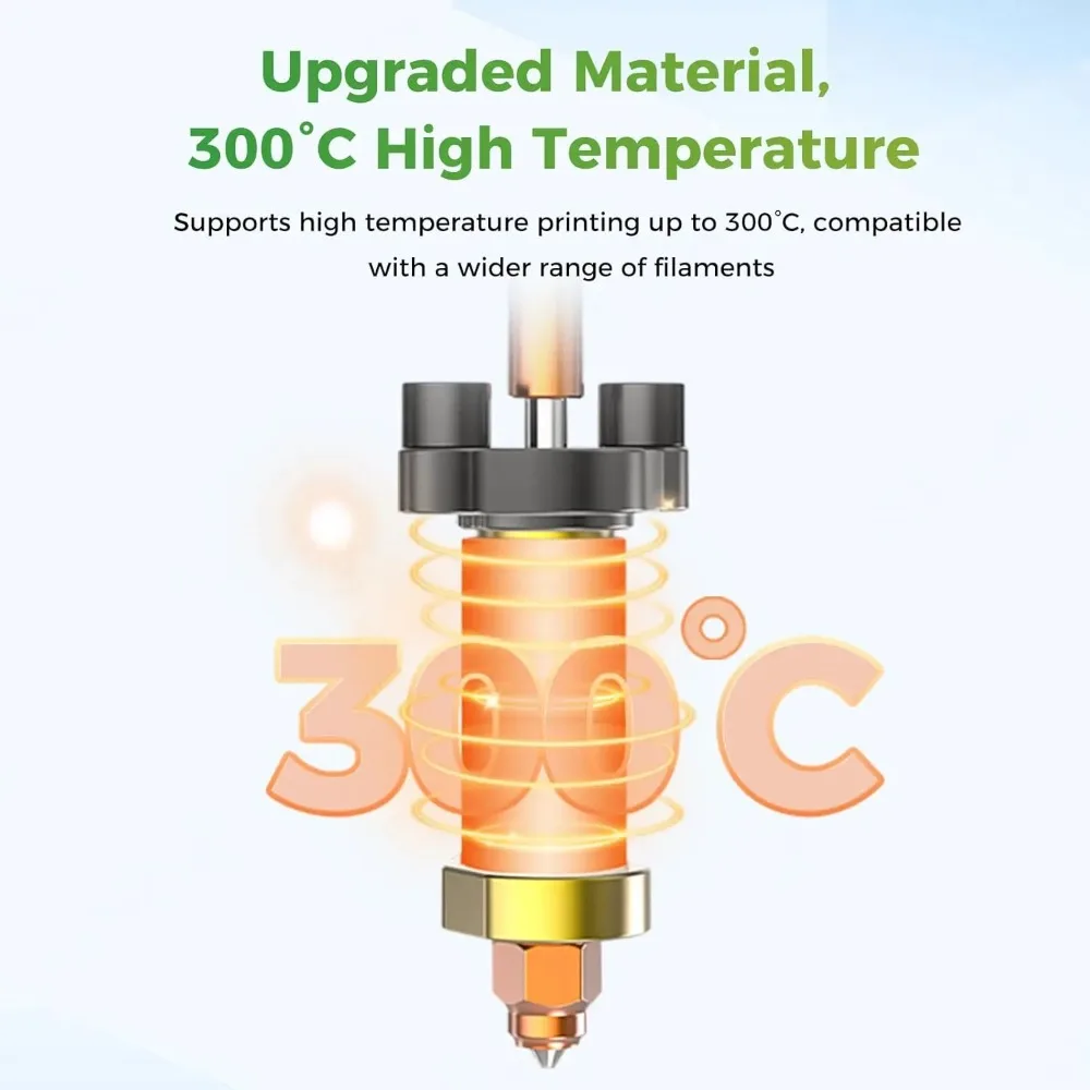 Kit de bloco de aquecimento cerâmico Creality Hi 300 ° C alta temperatura 500 mm/s impressão de velocidade rápida 0,4 mm bico de troca rápida peça de impressora 3D - Image 4